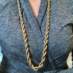 Amrita Singh Long Chunky Woven Necklace